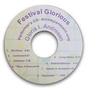 Festival Glorious Performer's CD